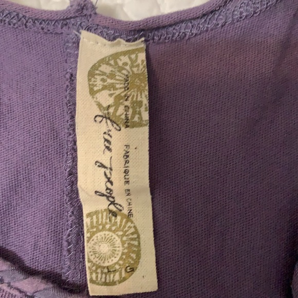 Free People Tank top purple size Large - Picture 4 of 8